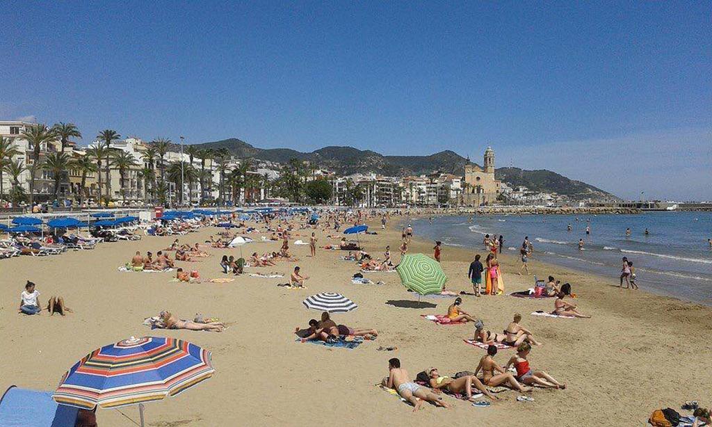 Unique Studio Apartment With Amazing Terrace Sitges Centre Beach 외부 사진